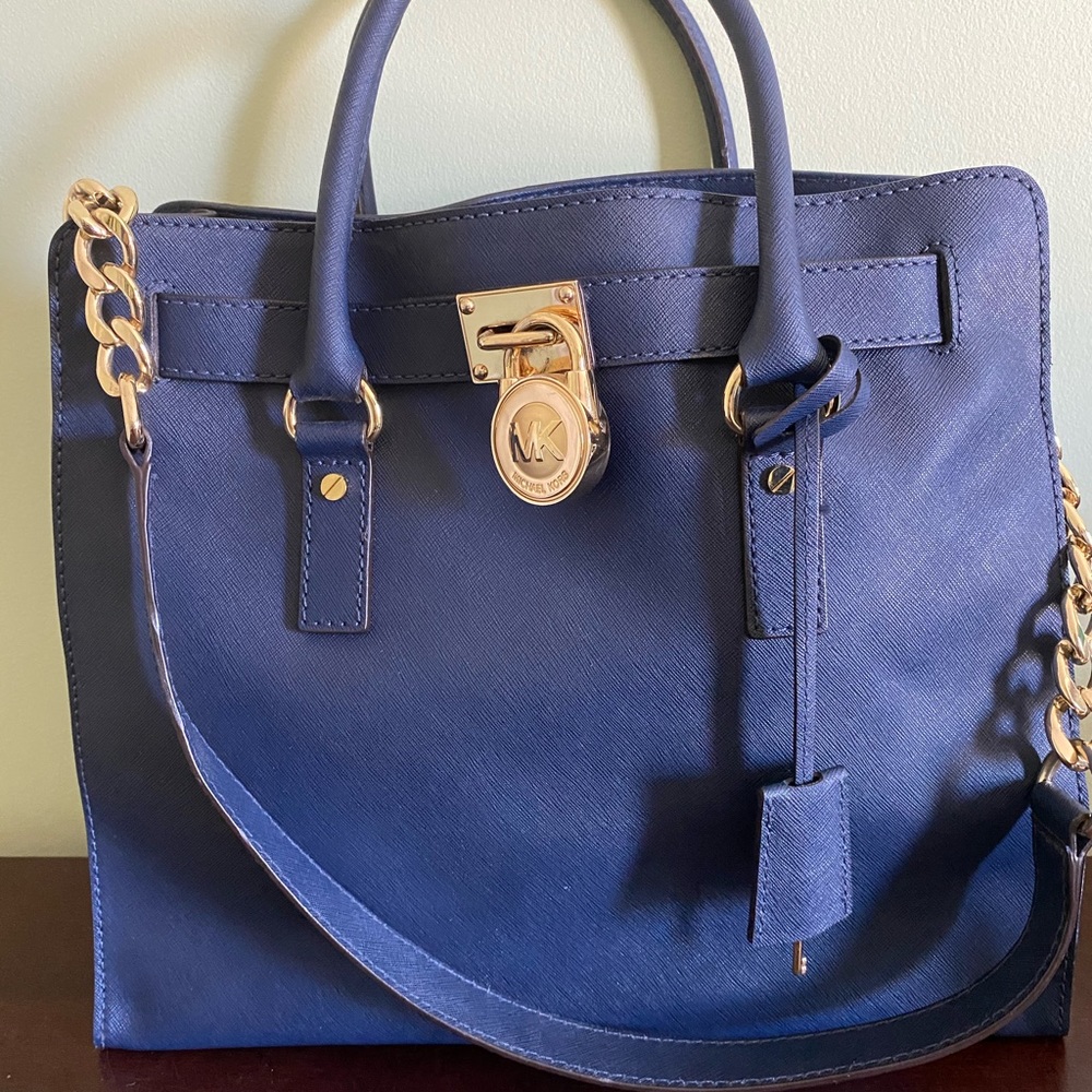 Michael Kors HAMILTON Tote Navy
